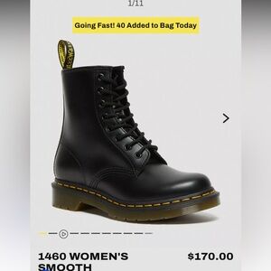 Dr. Martens Black Combat Boots